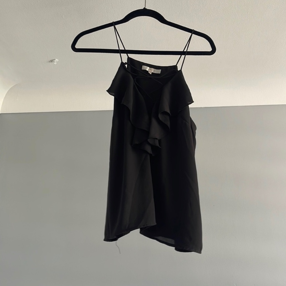 Black tank top